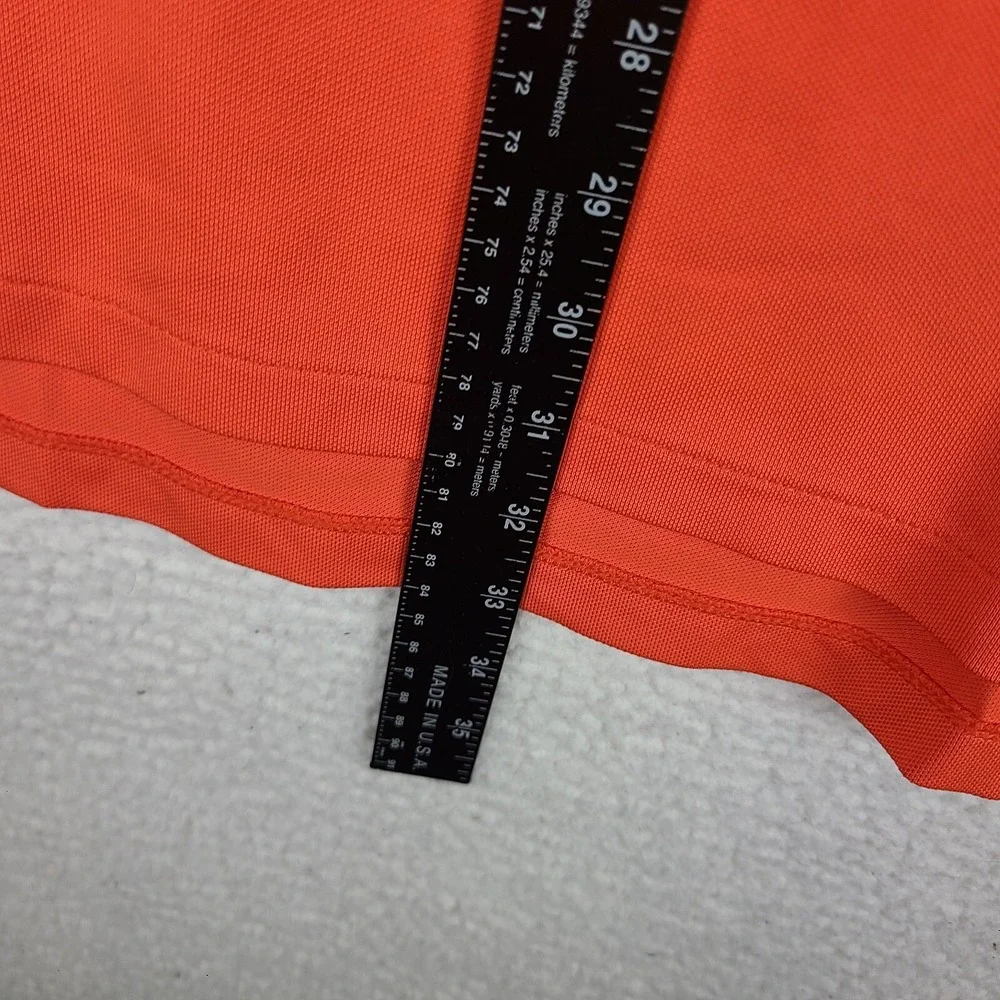 RLX Ralph Lauren‎ Polo Shirt Mens Large Dark Orange Performance Golf Pocket *